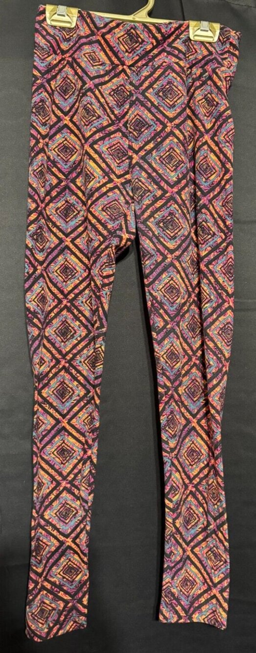 One Size OS LuLaRoe leggings Black Purple Teal Orange Butter Soft